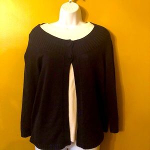 Ann Taylor navy cardigan